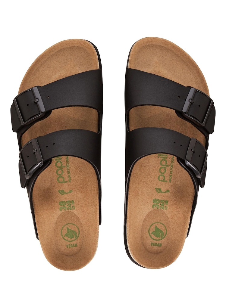 črna - Veganski sandali z debelim podplatom Birkenstock Papillio Arizona - Slika 2 iz 3 črna - Veganski sandali z debelim podplatom Birkenstock Papillio Arizona - Slika 2 iz 3