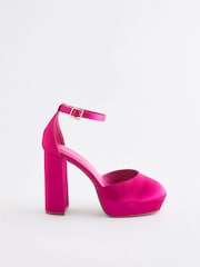 Pink Forever Comfort® Closed Toe Platform High Heel Shoes - Image 5 of 5