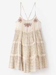 NKN Nekane Anastacia Ivory Strapless Tiered Mini Dress - Image 4 of 4