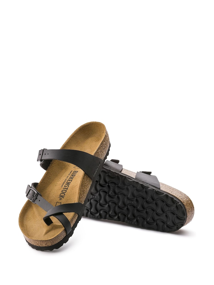 Birkenstock Black Regular Fit Mayari Birko Flor Sandals - Image 3 of 4