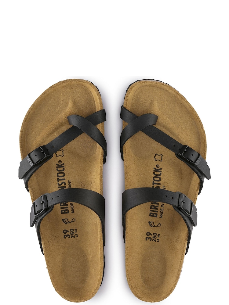 Birkenstock Black Regular Fit Mayari Birko Flor Sandals - Image 4 of 4