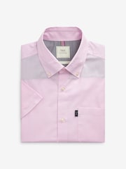 Light Pink Slim Fit Easy Iron Button Down Oxford Shirt - Image 3 of 5