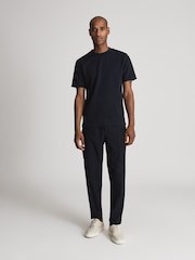 Reiss Bradley Melange Crew Neck T-Shirt - Image 1 of 3