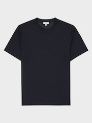 Reiss Bradley Melange Crew Neck T-Shirt - Image 2 of 3
