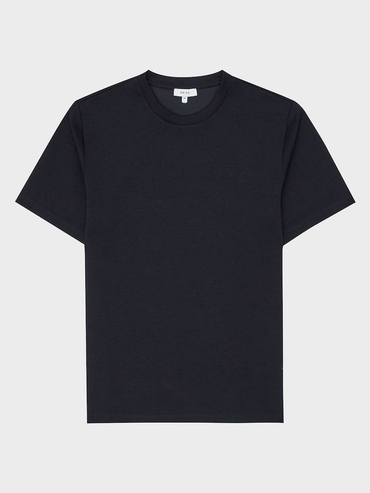 Reiss Bradley Melange Crew Neck T-Shirt - Image 2 of 3