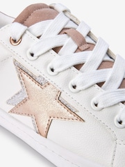 Weiß/Roségold - Forever Comfort® Star Turnschuhe zum Schnüren - Bild 6 von 6