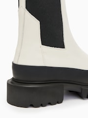 AllSaints White Harlee Boots - Image 5 of 5