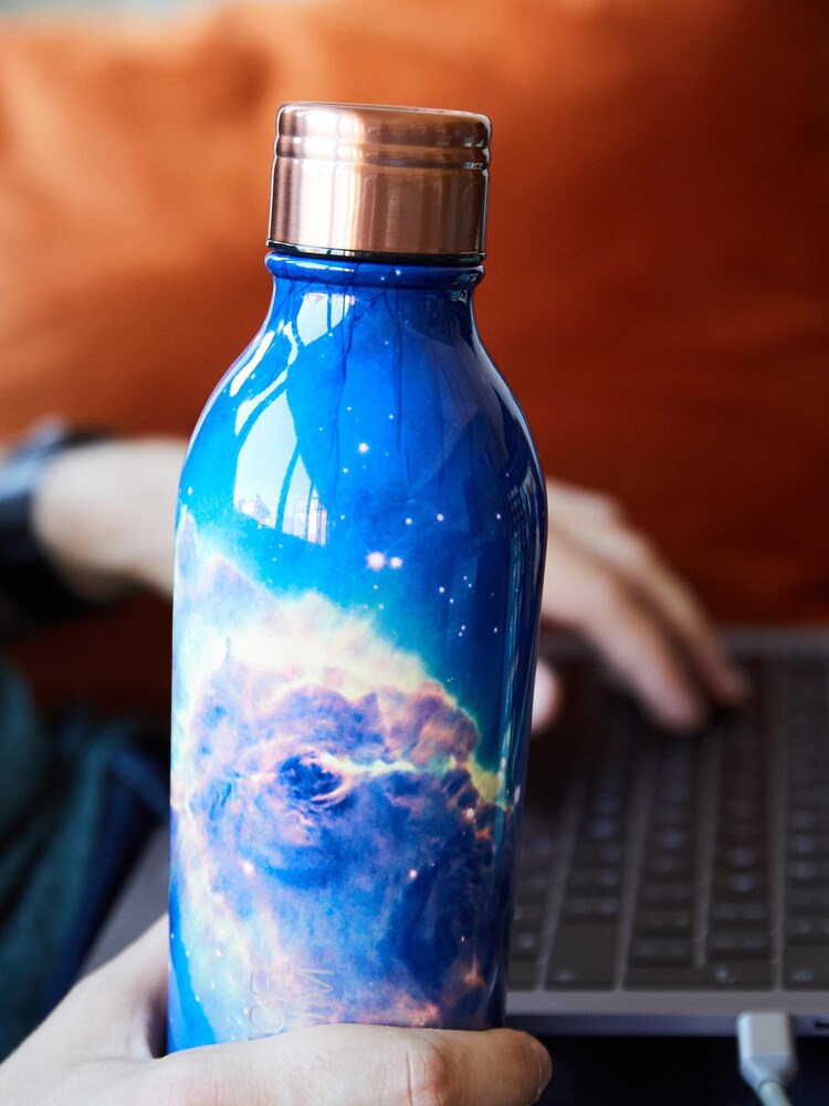 Root 7 Blue Nebular Insulated Water Bottle 500ml - Image 2 of 3
