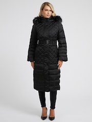 Удлиненная стеганая Пиджак Черный Guess Marlene - Image 1 of 4