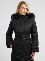 Удлиненная стеганая Пиджак Черный Guess Marlene - Image 3 of 4