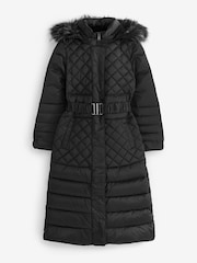 Удлиненная стеганая Пиджак Черный Guess Marlene - Image 4 of 4