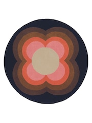 Orla Kiely Pink Sunflower Rug - Image 1 of 2