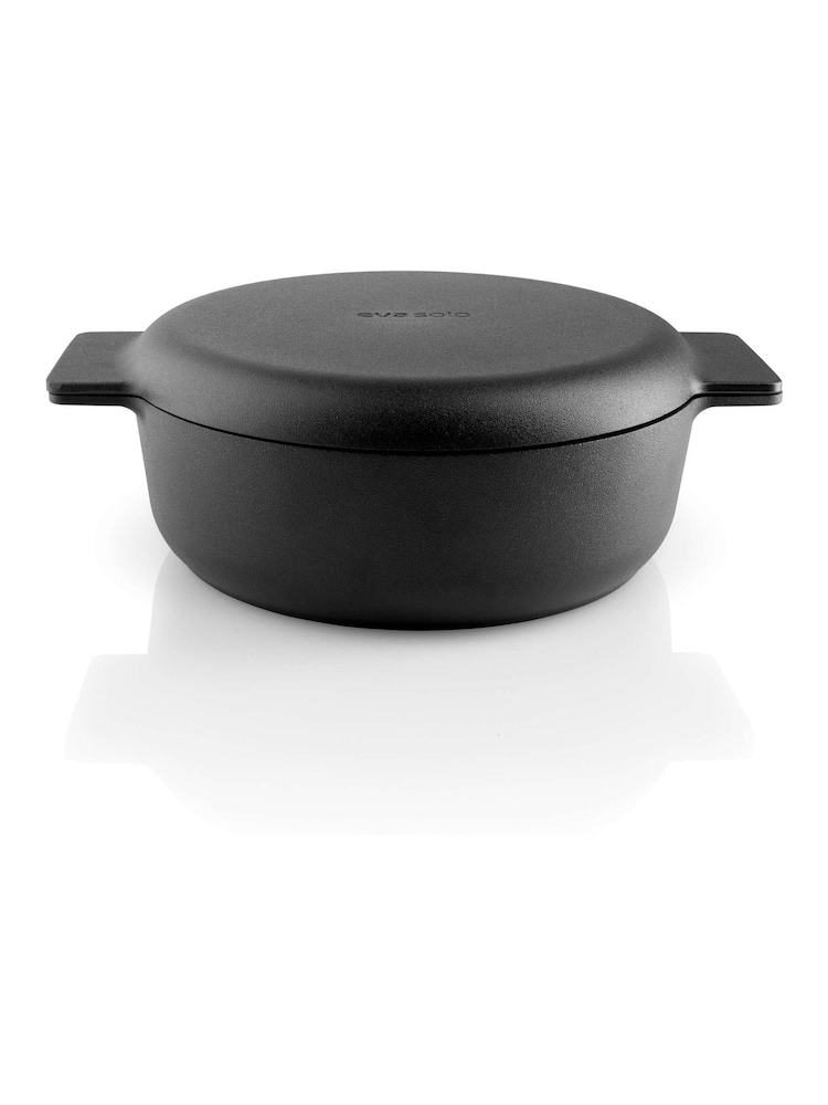 Eva Solo Black Nordic Kitchen Cast Iron Non-Stick Sauté Pot 24cm - Image 1 of 1