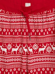 The Little Tailor Mens Reindeer Christmas Fair Isle Pattern Pyjamas - Image 10 of 11