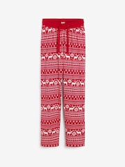 The Little Tailor Mens Reindeer Christmas Fair Isle Pattern Pyjamas - Image 6 of 8