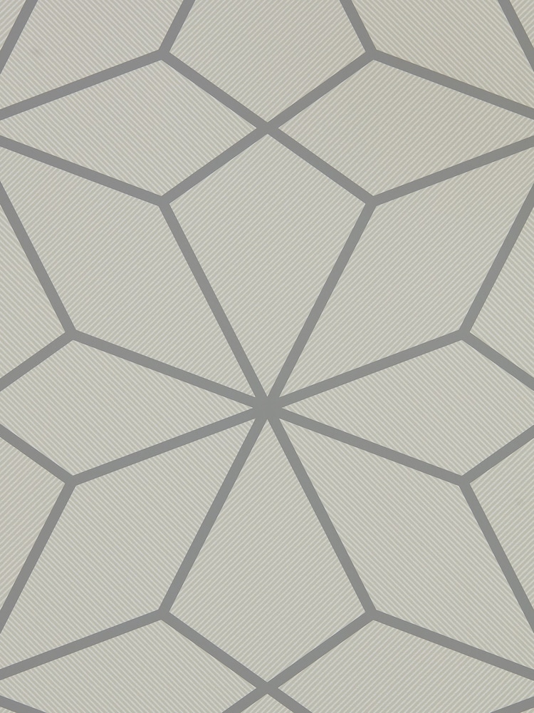 Harlequin Grey Axal 10.05M Wallpaper - Image 1 of 1