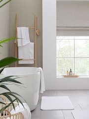 Catherine Lansfield 6 Piece White Anti-Bacterial Towel Bale - Image 1 of 5