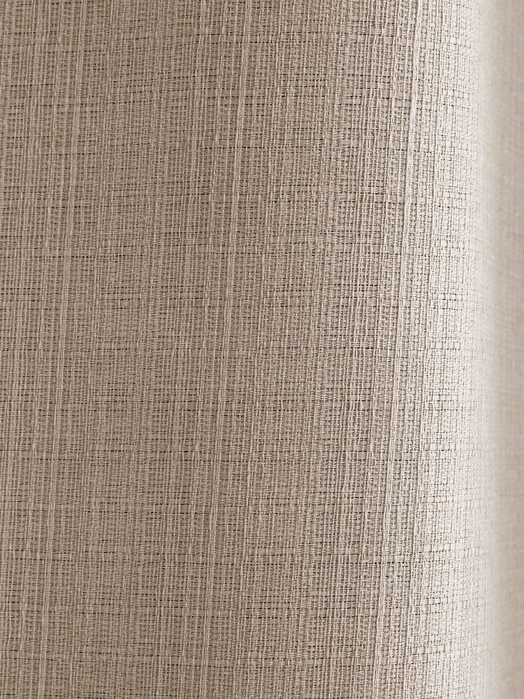 Catherine Lansfield Natural 100% Cotton Curtains - Image 2 of 2 Catherine Lansfield Natural 100% Cotton Curtains - Image 2 of 2