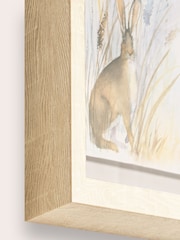 Laura Ashley Blue Country Hare Framed Print - Image 3 of 4