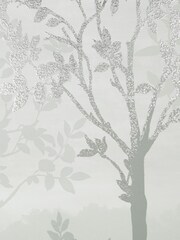 Laura Ashley Green Misty Woodland Printed Canvas - Image 3 of 3