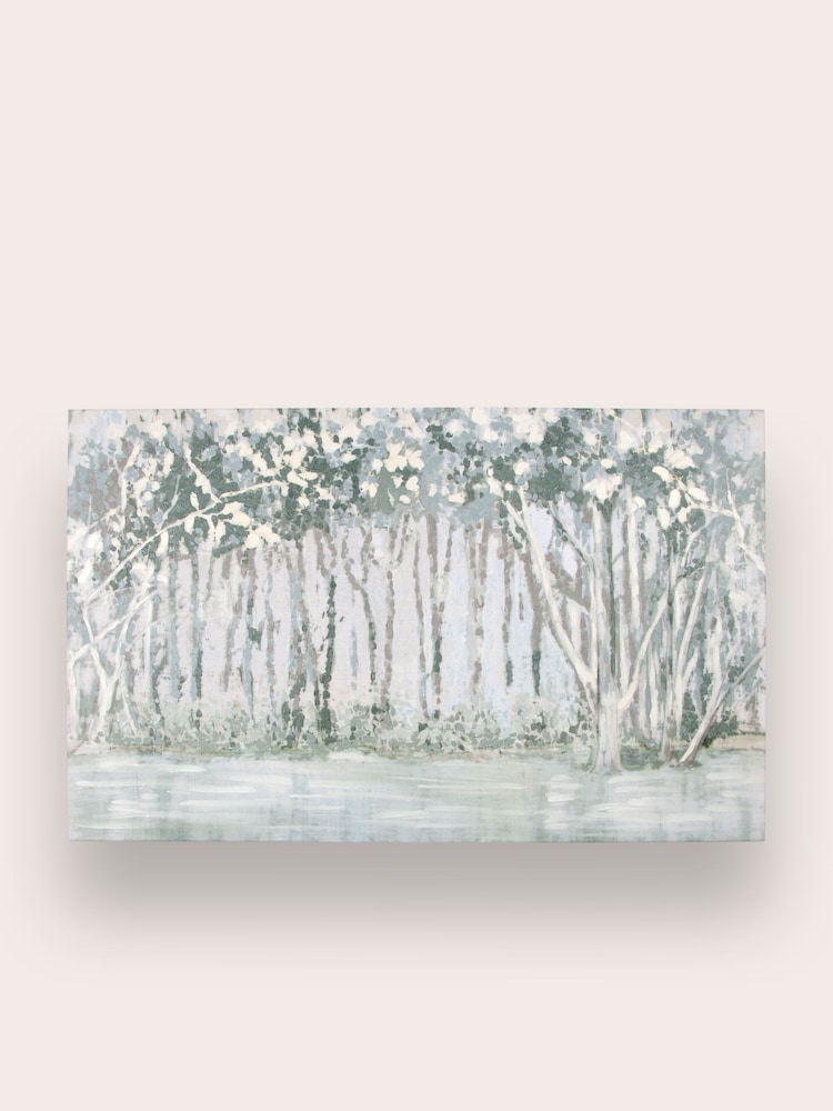 Laura Ashley Blue Woodland Walk Printed Canvas - Image 2 of 3