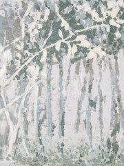Laura Ashley Blue Woodland Walk Printed Canvas - Image 3 of 3