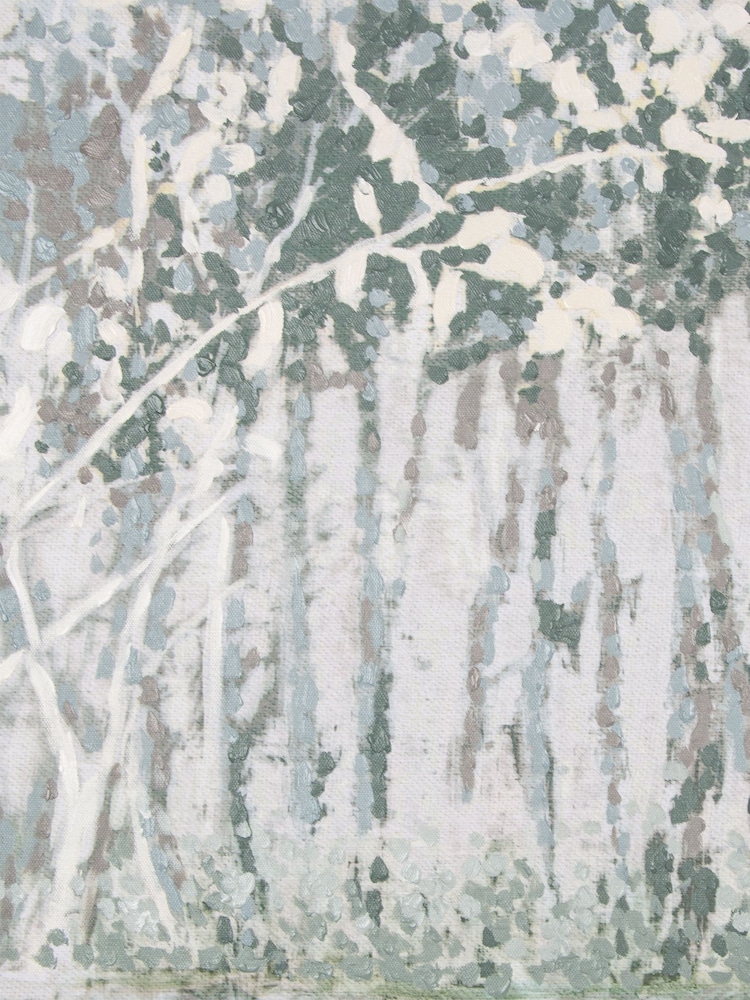 Laura Ashley Blue Woodland Walk Printed Canvas - Image 3 of 3