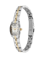 Olivia Burton Silver 18mm Cambridge Champagne Sunray Two Tone Watch - Image 3 of 4