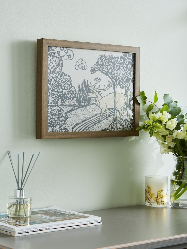 Laura Ashley Natural Trecastle Framed Print - Image 1 of 4