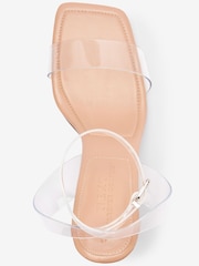 Clear Forever Comfort® Vinyl Block Heel Sandals - Image 5 of 6