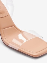 Clear Forever Comfort® Vinyl Block Heel Sandals - Image 6 of 6