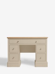 Stone Hampton Painted Oak Collection Luxe Slim Console Dressing Table - Image 5 of 9
