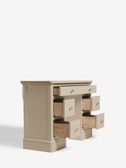 Stone Hampton Painted Oak Collection Luxe Slim Console Dressing Table - Image 7 of 9
