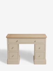 Stone Hampton Painted Oak Collection Luxe Slim Console Dressing Table - Image 8 of 9
