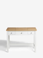 Chalk White Malvern Paint Effect Console Dressing Table - Image 8 of 9