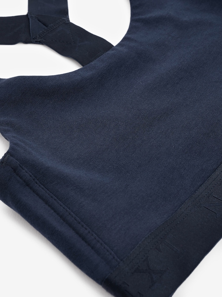Navy Blue Active Sports Low Impact Ultimate Comfort Crop Top - Image 3 of 5
