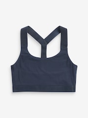 Navy Blue Active Sports Low Impact Ultimate Comfort Crop Top - Image 5 of 5