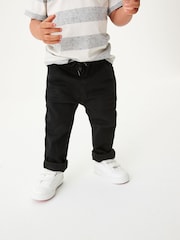 Černý - Extra měkké Pull-On Džíny se strečovou (3mths-7yrs) - Image 1 of 8