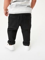 Černý - Extra měkké Pull-On Džíny se strečovou (3mths-7yrs) - Image 3 of 8