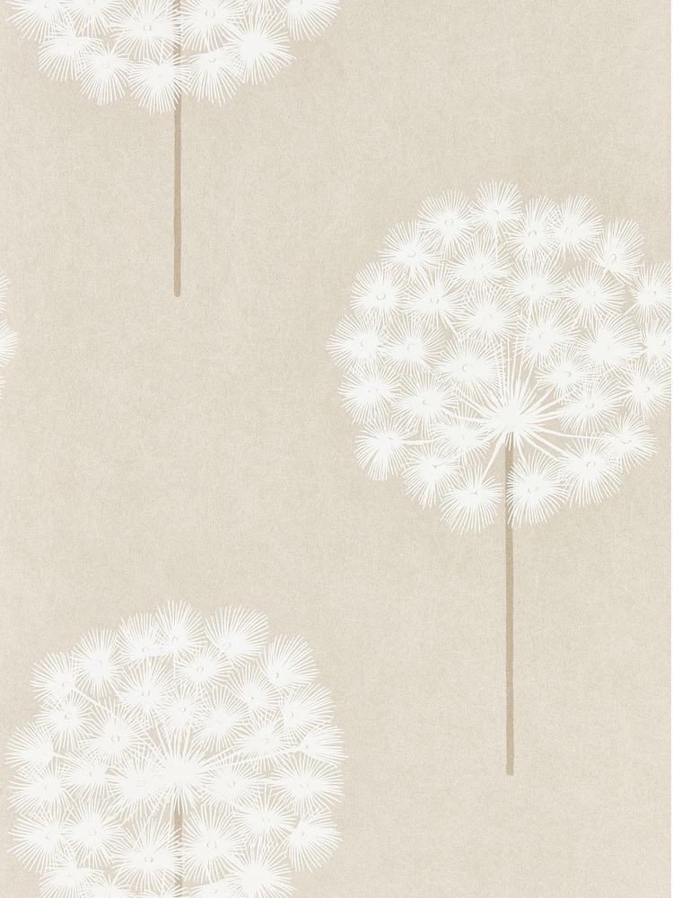 Harlequin White Amity Wallpaper Sample - Image 1 of 1