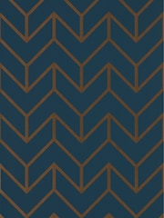 Harlequin Blue Tessellation Wallpaper Sample - Image 1 of 1