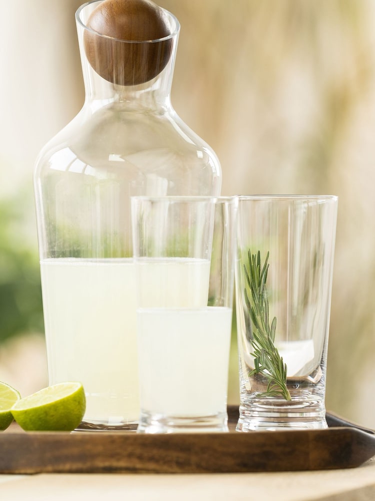 Mary Berry 4 Pack Clear Signature Tall Tumblers - Image 1 of 4