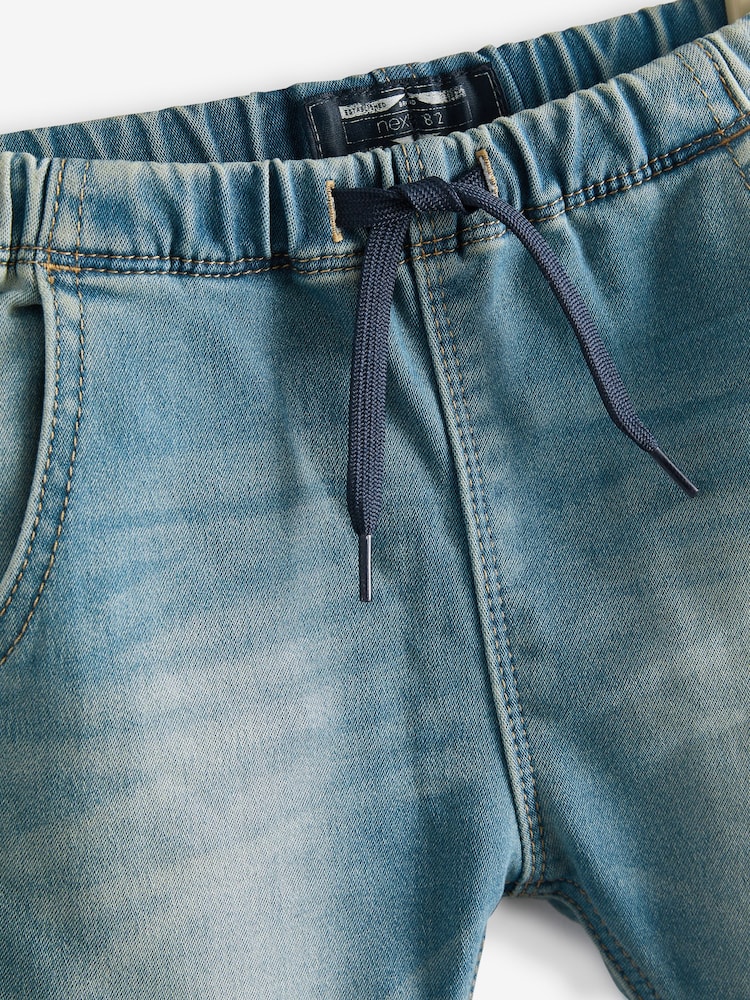 Mid Blue Denim Super Soft Pull-On Jeans With Stretch (3mths-7yrs) - Image 7 of 7