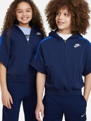 Nike Navy Basketball Hoodie - Image 1 of 6