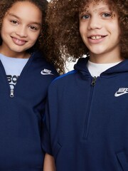 Nike Navy Basketball Hoodie - Image 4 of 6