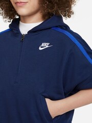 Nike Navy Basketball Hoodie - Image 5 of 6