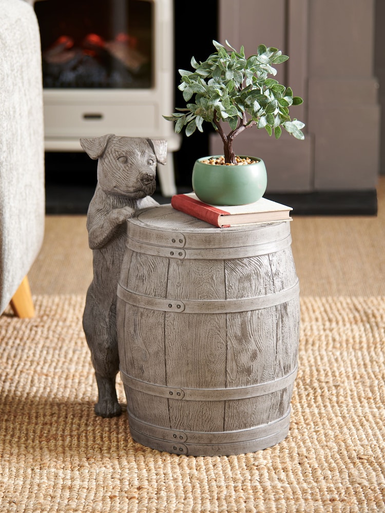 Grey Saffy the Staffy Side Table - Image 1 of 6
