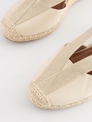 Neutral Regular/Wide Fit Forever Comfort® Elastic Closed Toe Wedges - Image 5 of 7