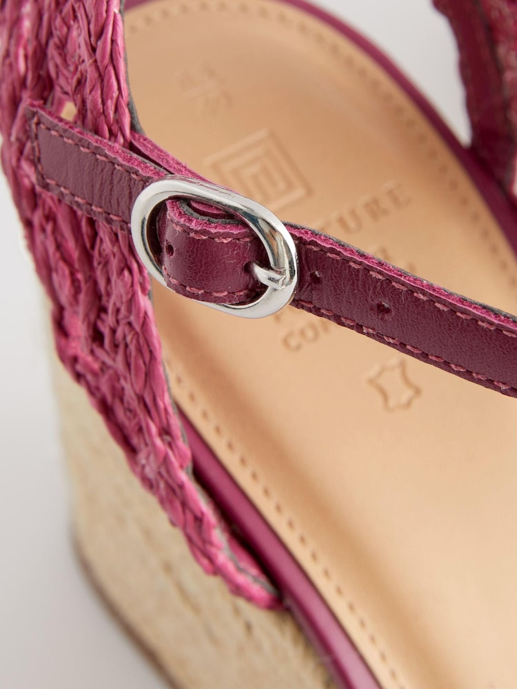 Pink - Signature Makramee-Schuhe mit Keilabsatz - Bild 8 von 8 Pink - Signature Makramee-Schuhe mit Keilabsatz - Bild 8 von 8