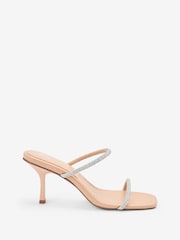 Nude Cream Forever Comfort® Double Band Mules - Image 3 of 6